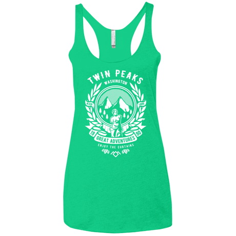 T-Shirts Envy / X-Small ENJOY THE CURTAINS Women's Triblend Racerback Tank