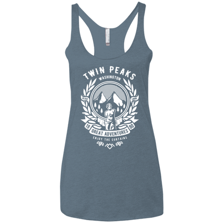 T-Shirts Indigo / X-Small ENJOY THE CURTAINS Women's Triblend Racerback Tank