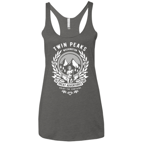 T-Shirts Premium Heather / X-Small ENJOY THE CURTAINS Women's Triblend Racerback Tank