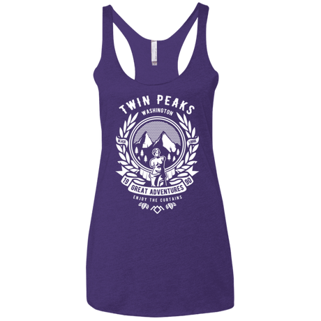 T-Shirts Purple Rush / X-Small ENJOY THE CURTAINS Women's Triblend Racerback Tank
