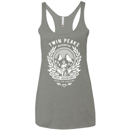 T-Shirts Venetian Grey / X-Small ENJOY THE CURTAINS Women's Triblend Racerback Tank