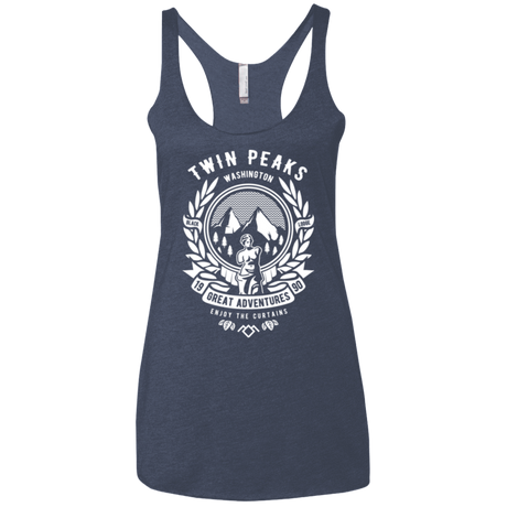 T-Shirts Vintage Navy / X-Small ENJOY THE CURTAINS Women's Triblend Racerback Tank