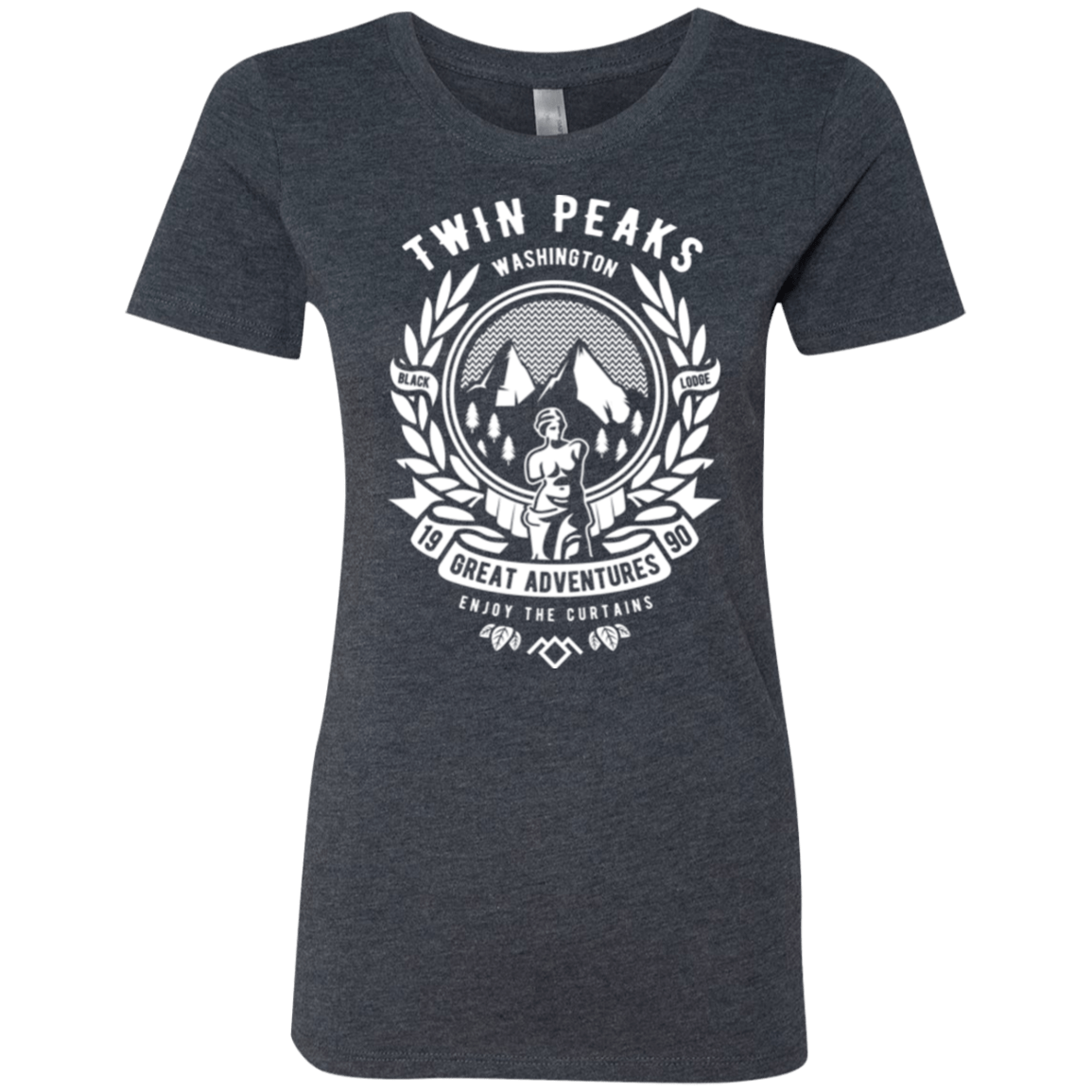 T-Shirts Vintage Navy / Small ENJOY THE CURTAINS Women's Triblend T-Shirt