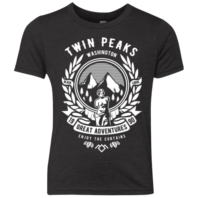 T-Shirts Vintage Black / YXS ENJOY THE CURTAINS Youth Triblend T-Shirt