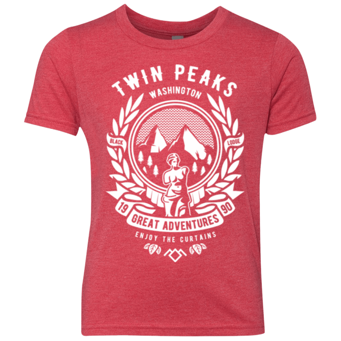 T-Shirts Vintage Red / YXS ENJOY THE CURTAINS Youth Triblend T-Shirt