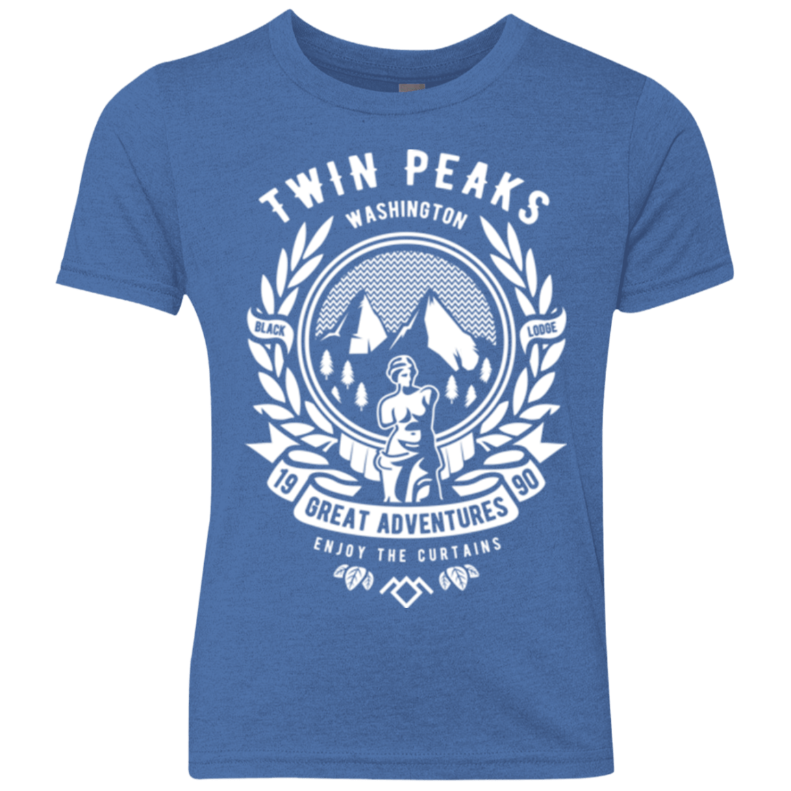 T-Shirts Vintage Royal / YXS ENJOY THE CURTAINS Youth Triblend T-Shirt