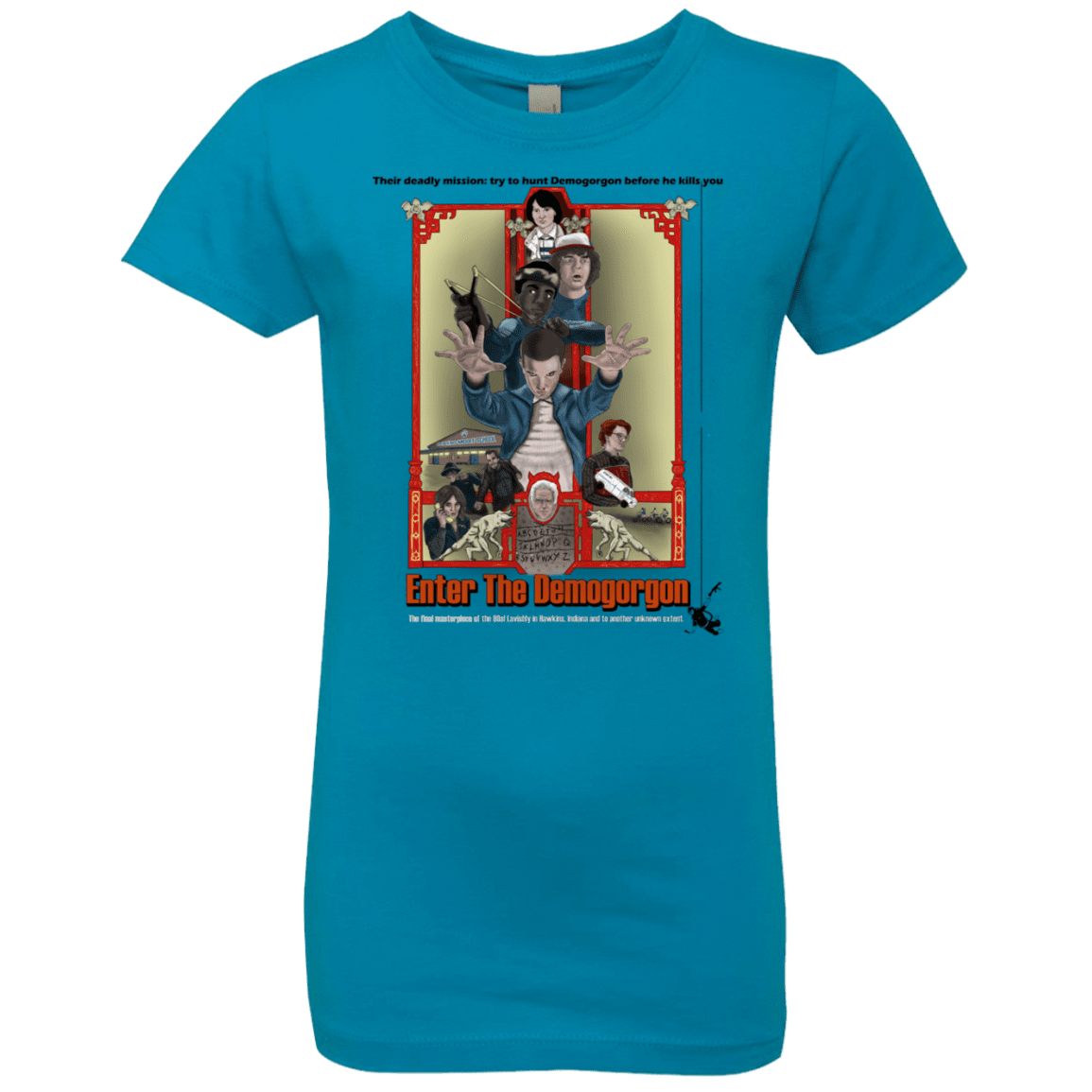 T-Shirts Turquoise / YXS Enter the Dragon Girls Premium T-Shirt