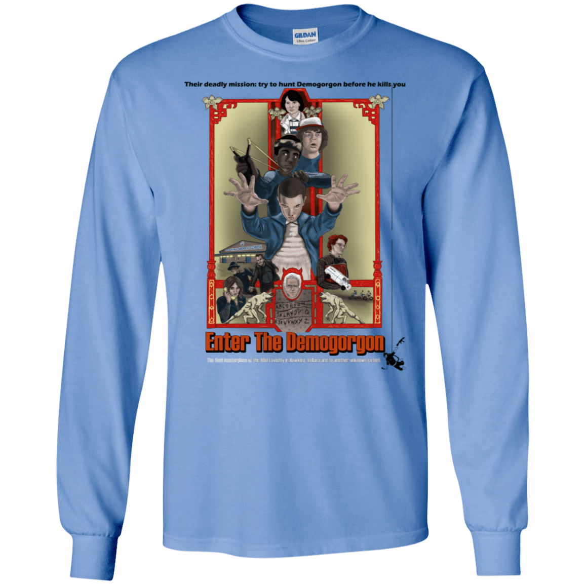 T-Shirts Carolina Blue / S Enter the Dragon Men's Long Sleeve T-Shirt