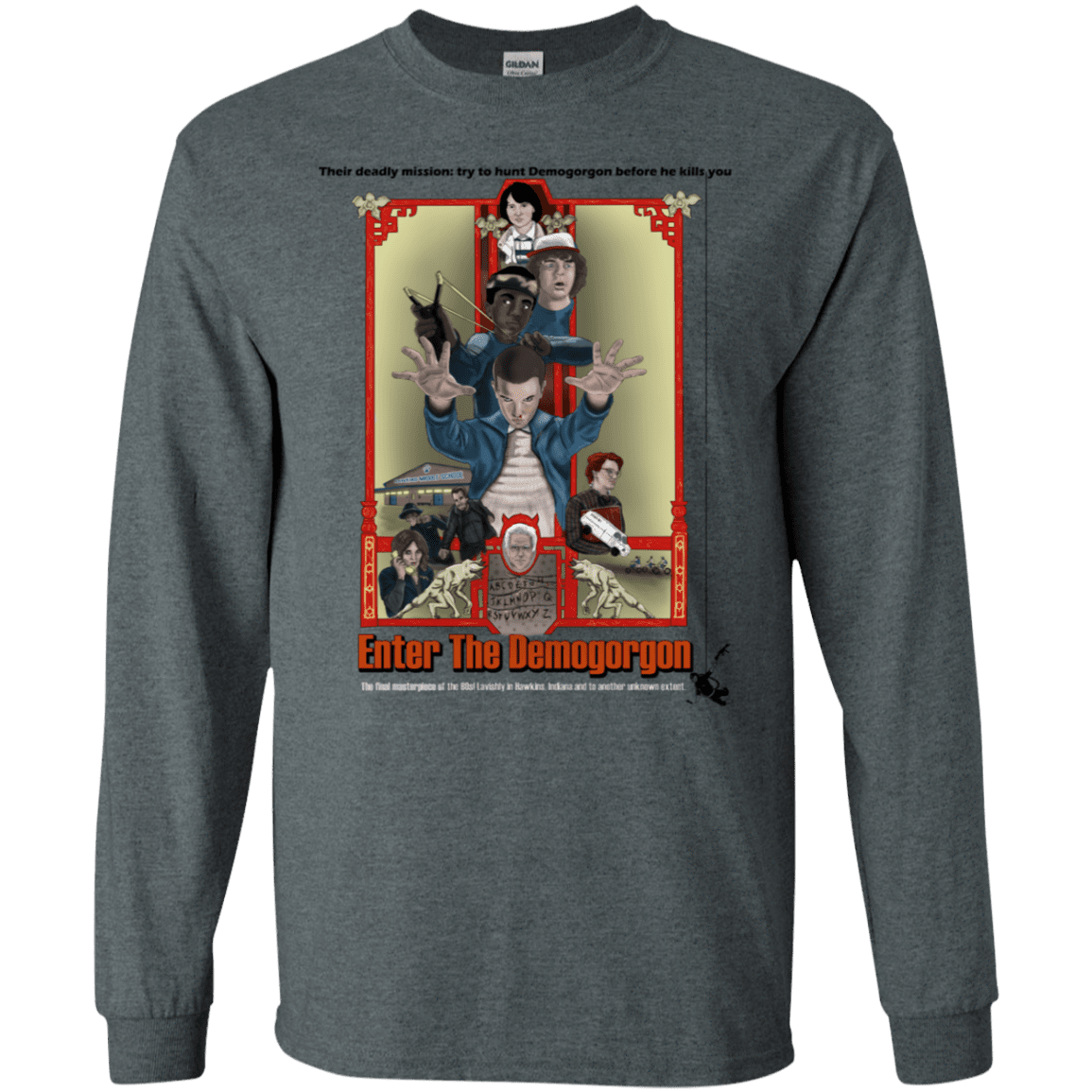 T-Shirts Dark Heather / S Enter the Dragon Men's Long Sleeve T-Shirt