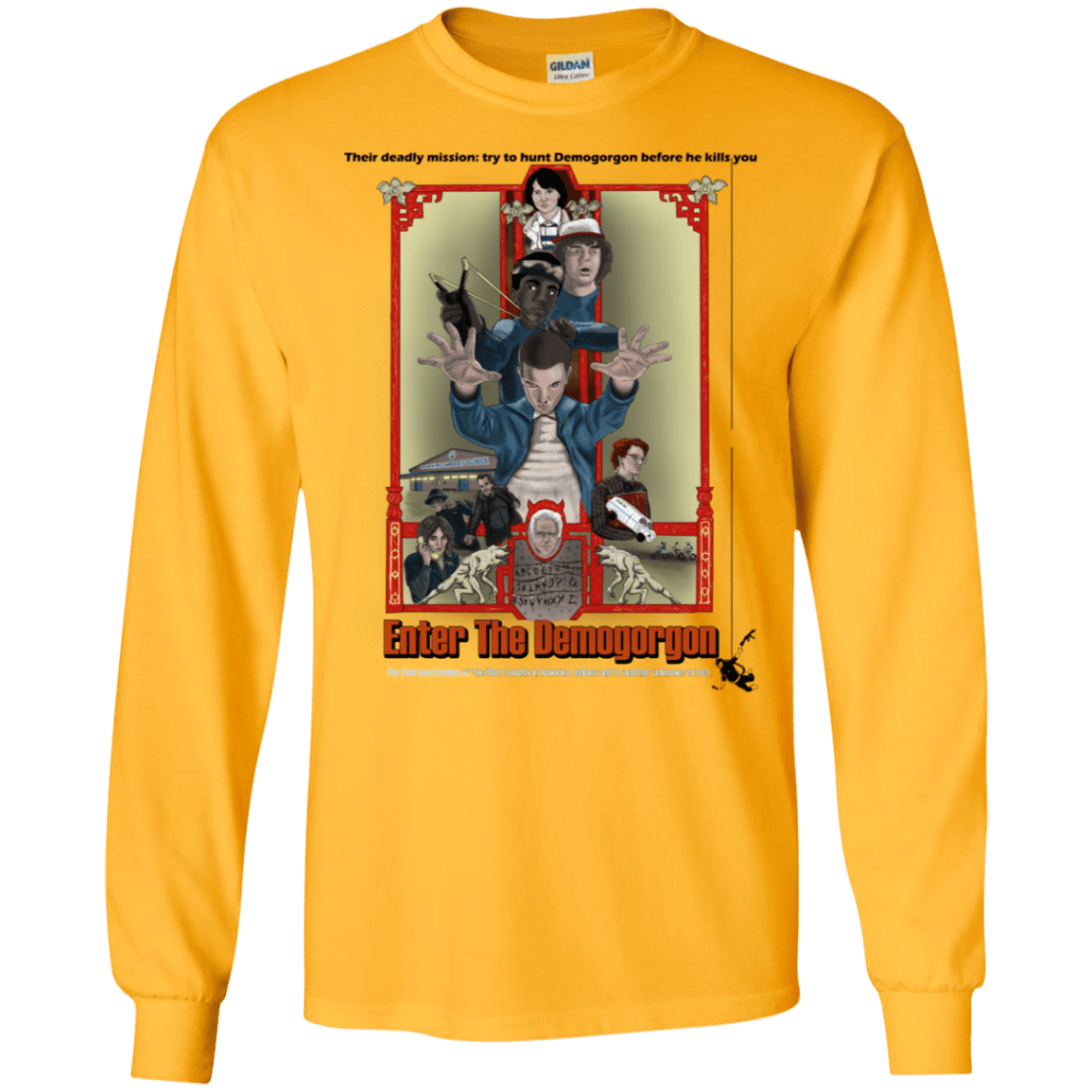 T-Shirts Gold / S Enter the Dragon Men's Long Sleeve T-Shirt