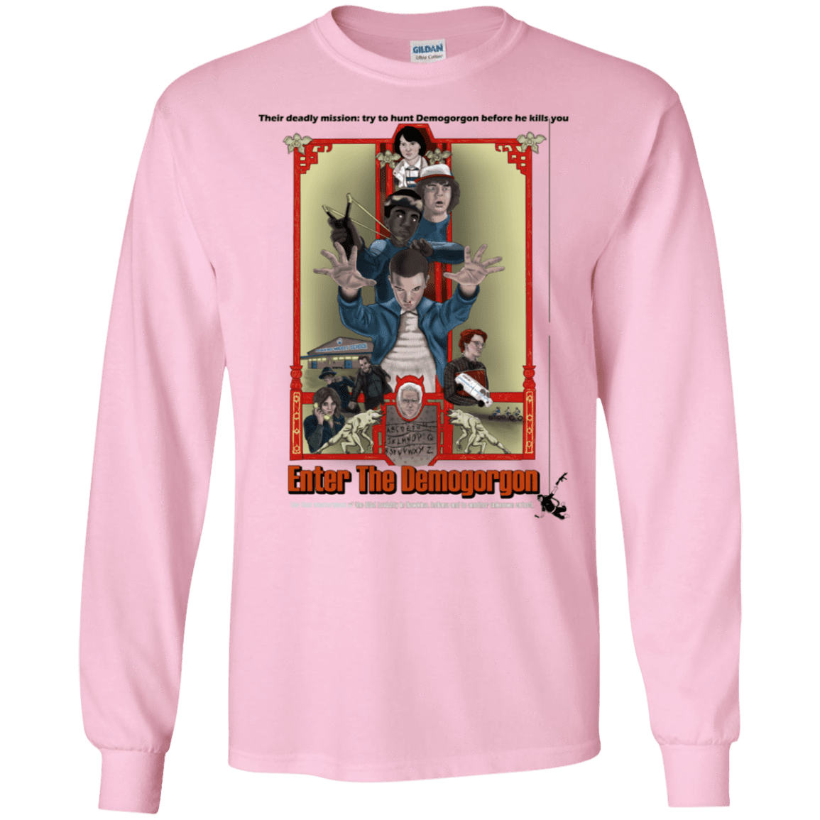 T-Shirts Light Pink / S Enter the Dragon Men's Long Sleeve T-Shirt