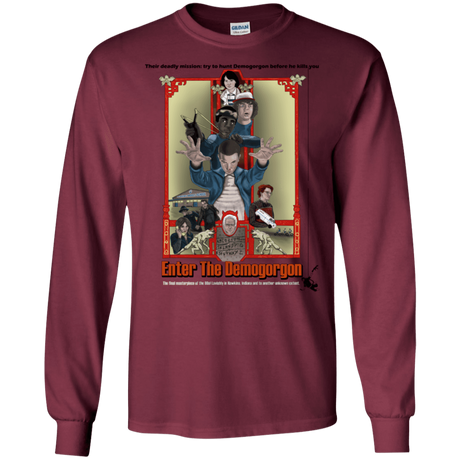 T-Shirts Maroon / S Enter the Dragon Men's Long Sleeve T-Shirt