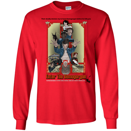 T-Shirts Red / S Enter the Dragon Men's Long Sleeve T-Shirt