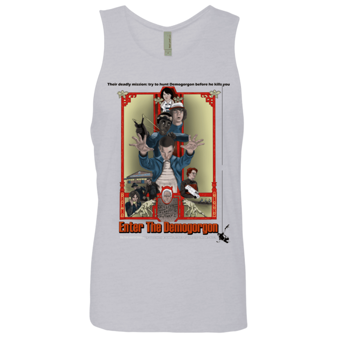 T-Shirts Heather Grey / S Enter the Dragon Men's Premium Tank Top