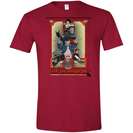 T-Shirts Cardinal Red / S Enter the Dragon Men's Semi-Fitted Softstyle