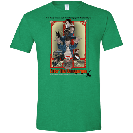 T-Shirts Heather Irish Green / M Enter the Dragon Men's Semi-Fitted Softstyle
