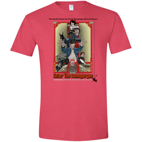 T-Shirts Heather Red / S Enter the Dragon Men's Semi-Fitted Softstyle