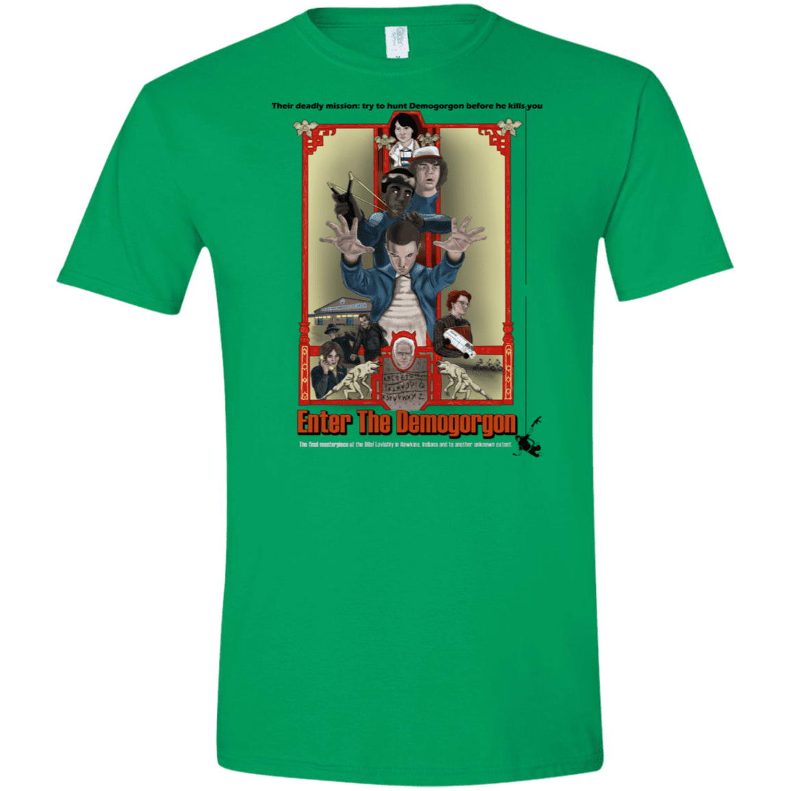 T-Shirts Irish Green / S Enter the Dragon Men's Semi-Fitted Softstyle