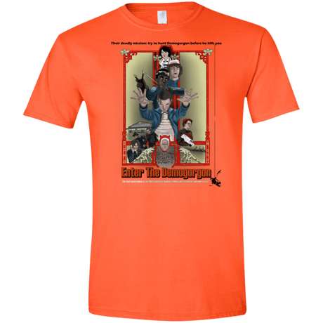 T-Shirts Orange / S Enter the Dragon Men's Semi-Fitted Softstyle