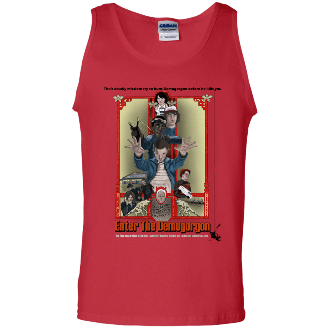 T-Shirts Red / S Enter the Dragon Men's Tank Top