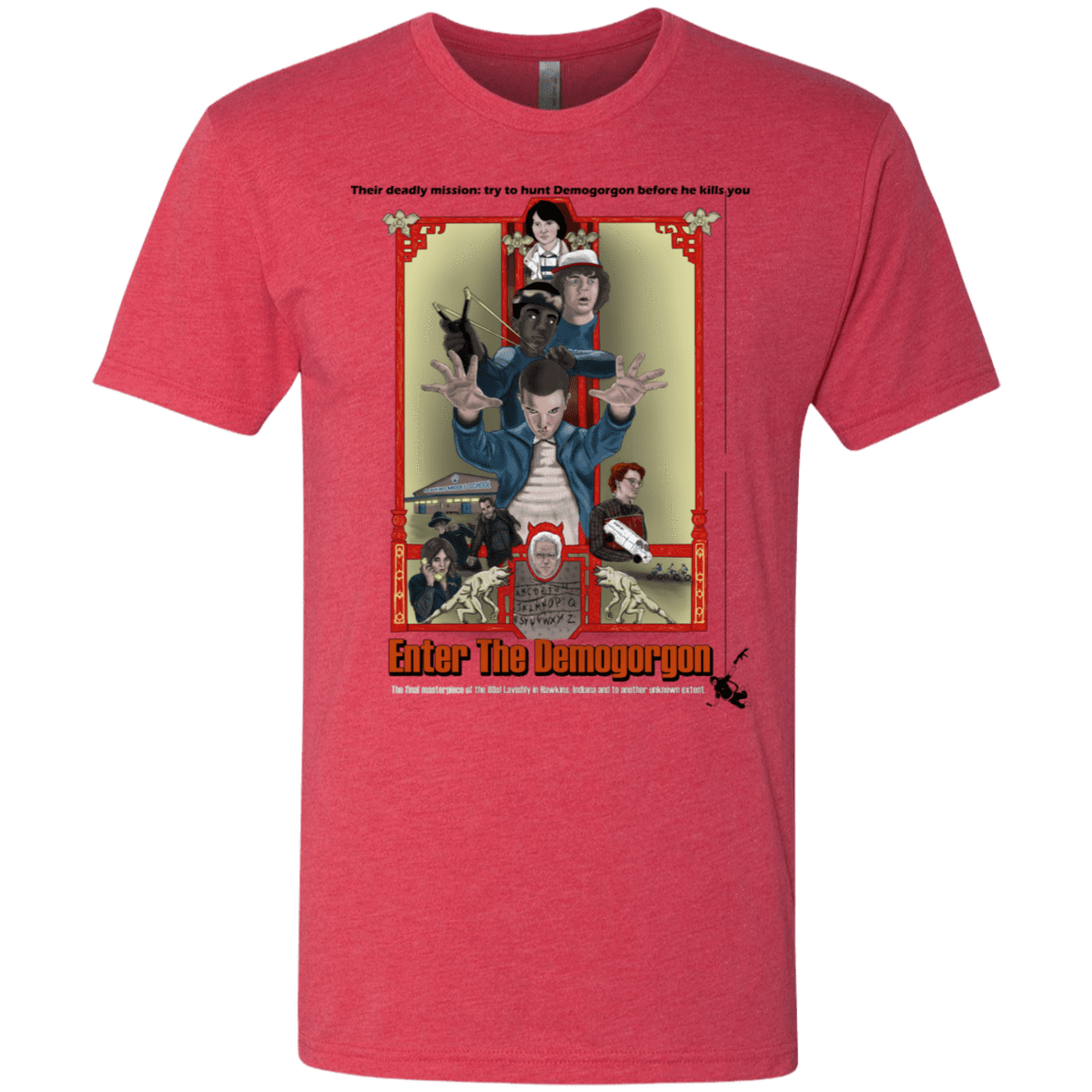T-Shirts Vintage Red / S Enter the Dragon Men's Triblend T-Shirt