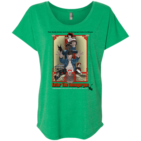 T-Shirts Envy / X-Small Enter the Dragon Triblend Dolman Sleeve