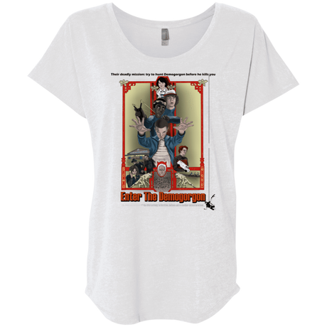 T-Shirts Heather White / X-Small Enter the Dragon Triblend Dolman Sleeve