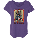 T-Shirts Purple Rush / X-Small Enter the Dragon Triblend Dolman Sleeve