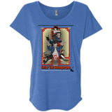 T-Shirts Vintage Royal / X-Small Enter the Dragon Triblend Dolman Sleeve