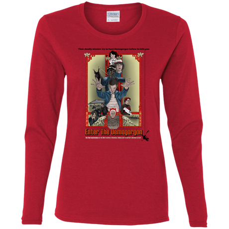 T-Shirts Red / S Enter the Dragon Women's Long Sleeve T-Shirt