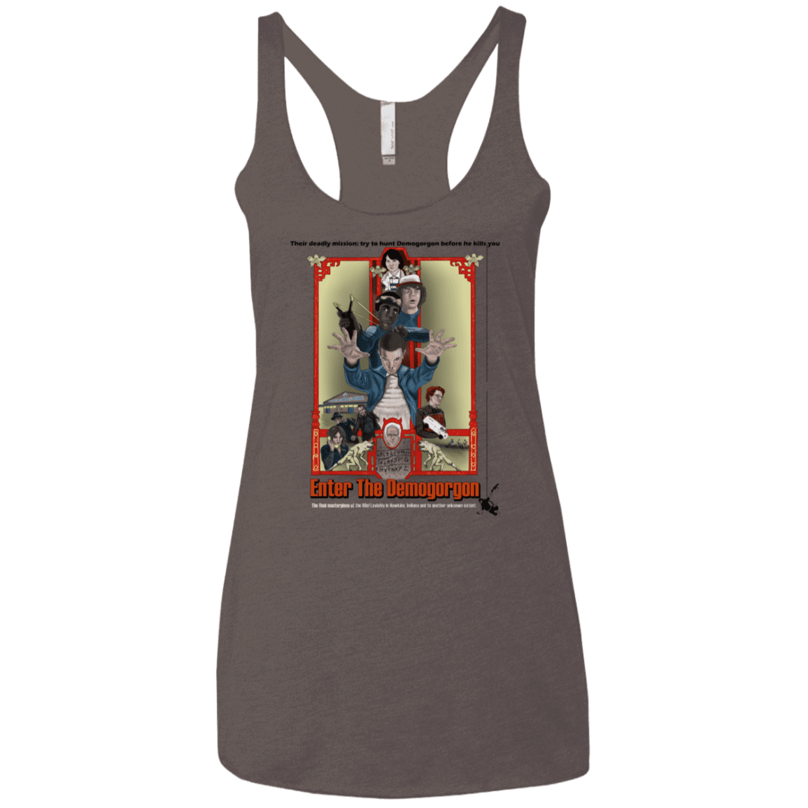 T-Shirts Macchiato / X-Small Enter the Dragon Women's Triblend Racerback Tank