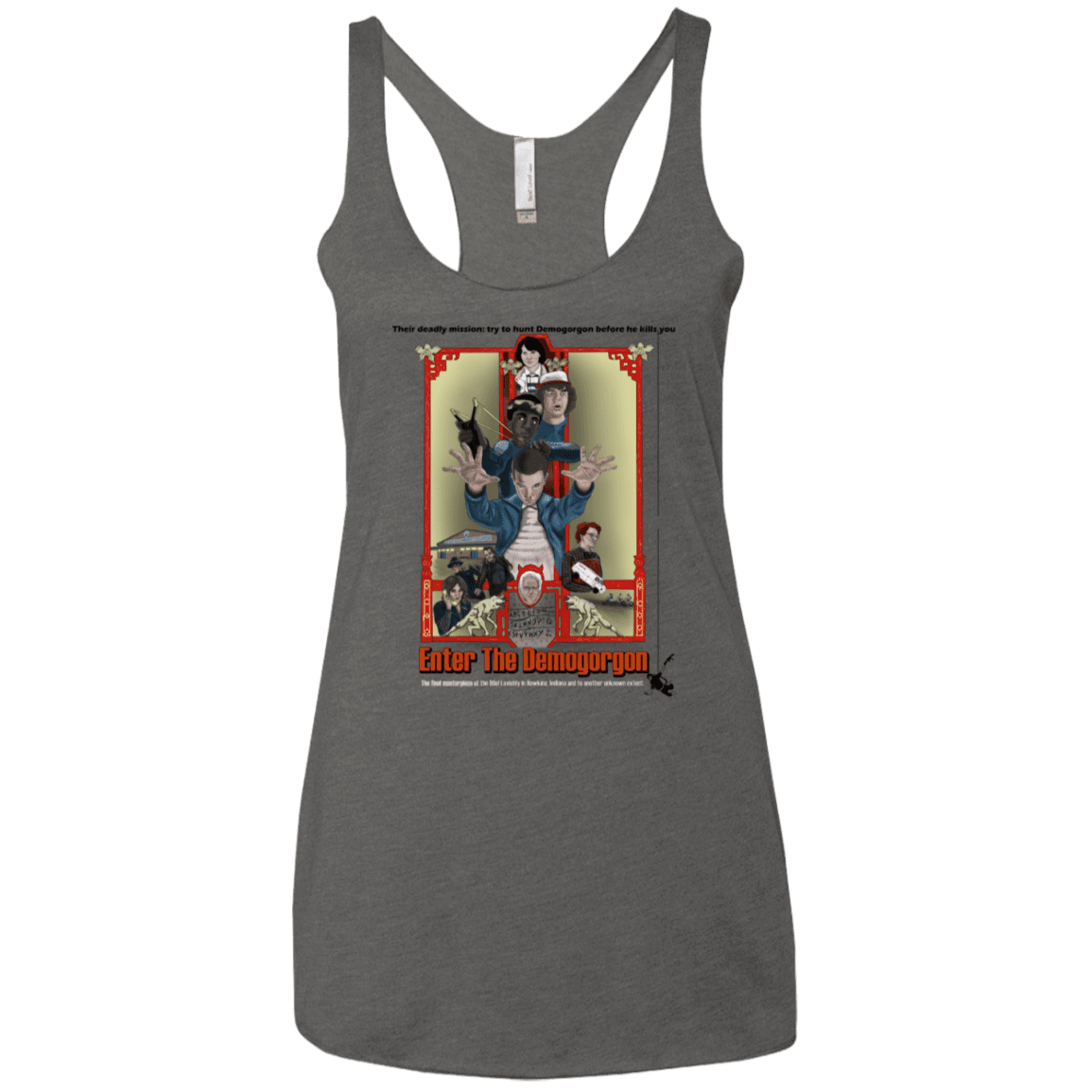 T-Shirts Premium Heather / X-Small Enter the Dragon Women's Triblend Racerback Tank