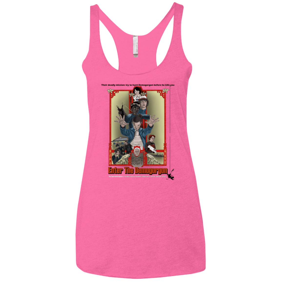 T-Shirts Vintage Pink / X-Small Enter the Dragon Women's Triblend Racerback Tank