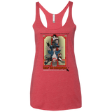 T-Shirts Vintage Red / X-Small Enter the Dragon Women's Triblend Racerback Tank