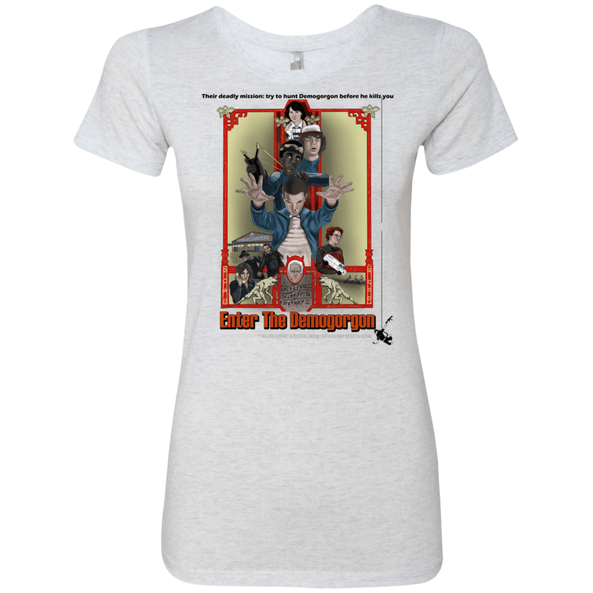T-Shirts Heather White / S Enter the Dragon Women's Triblend T-Shirt