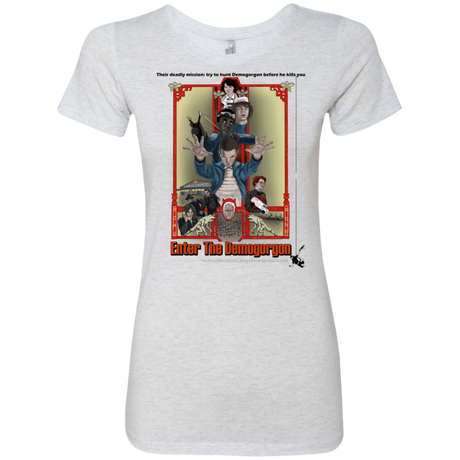 T-Shirts Heather White / S Enter the Dragon Women's Triblend T-Shirt