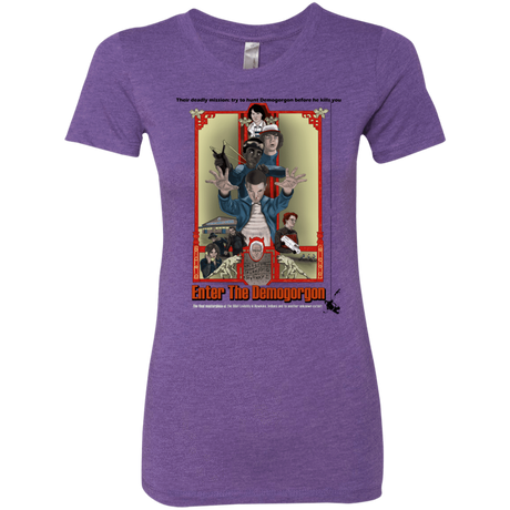 T-Shirts Purple Rush / S Enter the Dragon Women's Triblend T-Shirt