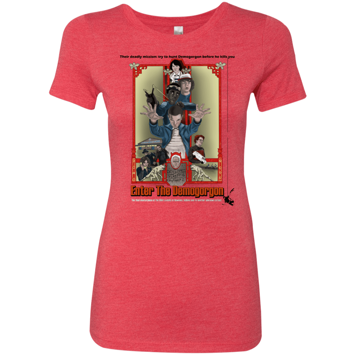 T-Shirts Vintage Red / S Enter the Dragon Women's Triblend T-Shirt
