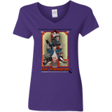 T-Shirts Purple / S Enter the Dragon Women's V-Neck T-Shirt