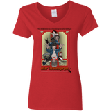 T-Shirts Red / S Enter the Dragon Women's V-Neck T-Shirt