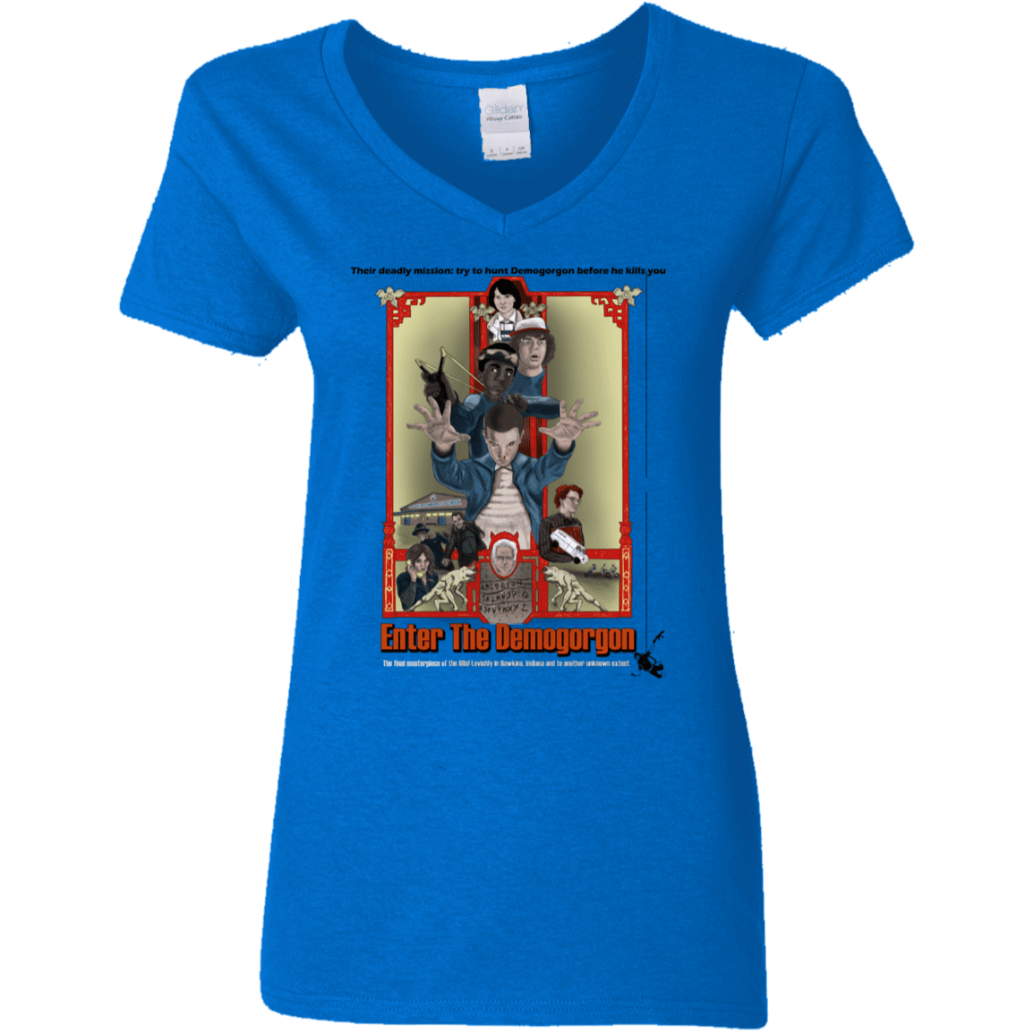 T-Shirts Royal / S Enter the Dragon Women's V-Neck T-Shirt