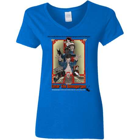 T-Shirts Royal / S Enter the Dragon Women's V-Neck T-Shirt