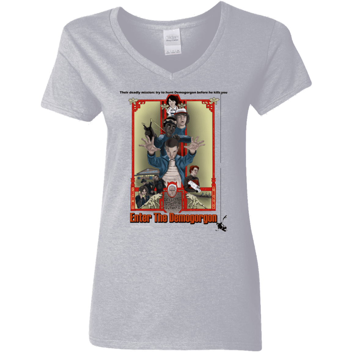 T-Shirts Sport Grey / S Enter the Dragon Women's V-Neck T-Shirt