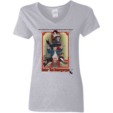 T-Shirts Sport Grey / S Enter the Dragon Women's V-Neck T-Shirt