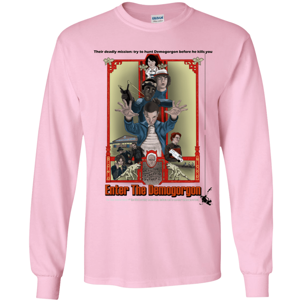 T-Shirts Light Pink / YS Enter the Dragon Youth Long Sleeve T-Shirt