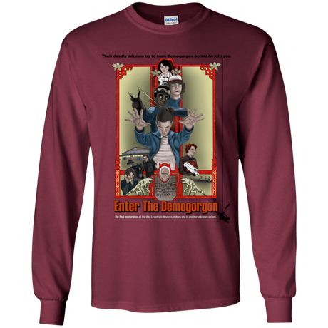 T-Shirts Maroon / YS Enter the Dragon Youth Long Sleeve T-Shirt