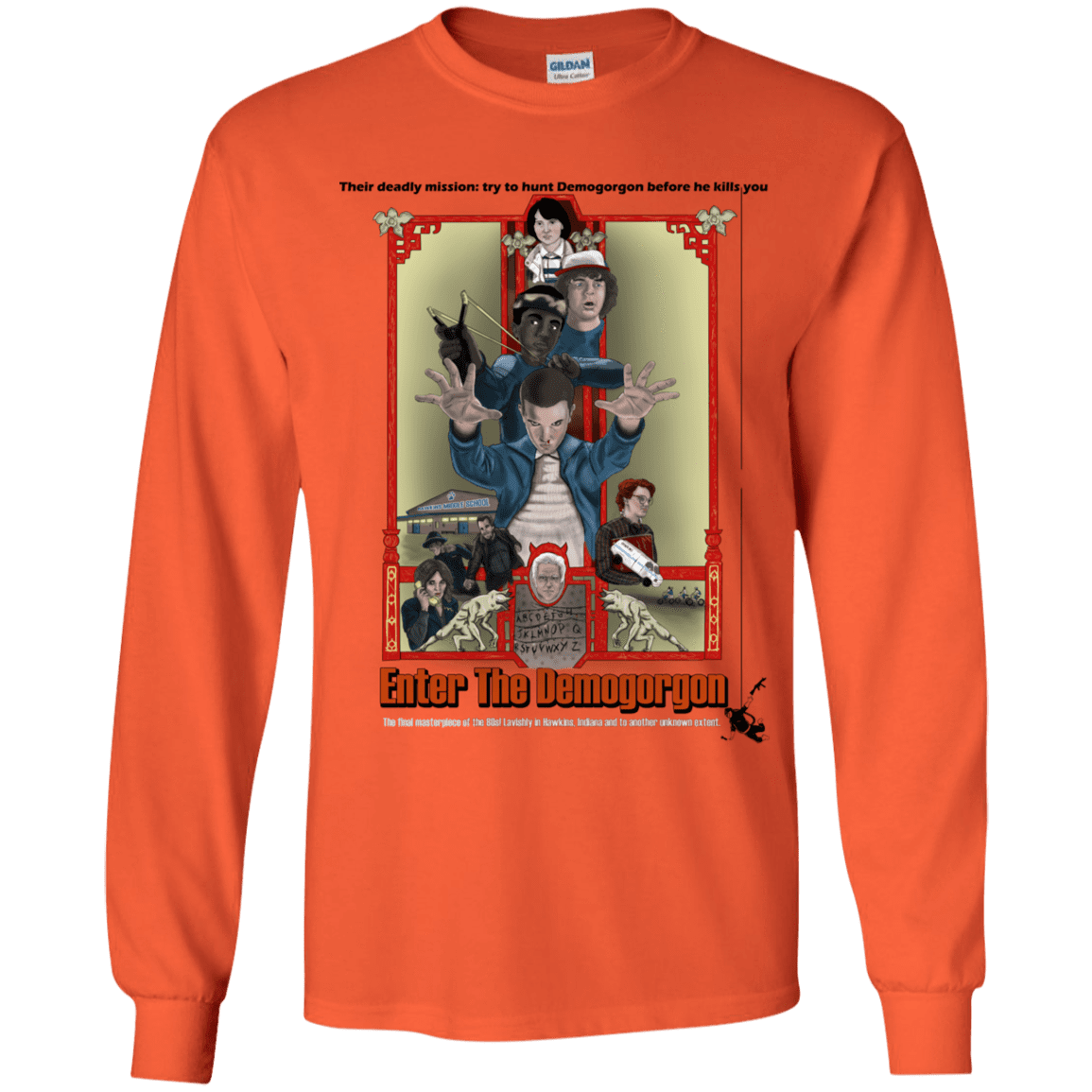 T-Shirts Orange / YS Enter the Dragon Youth Long Sleeve T-Shirt