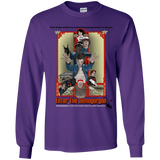 T-Shirts Purple / YS Enter the Dragon Youth Long Sleeve T-Shirt