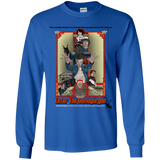T-Shirts Royal / YS Enter the Dragon Youth Long Sleeve T-Shirt