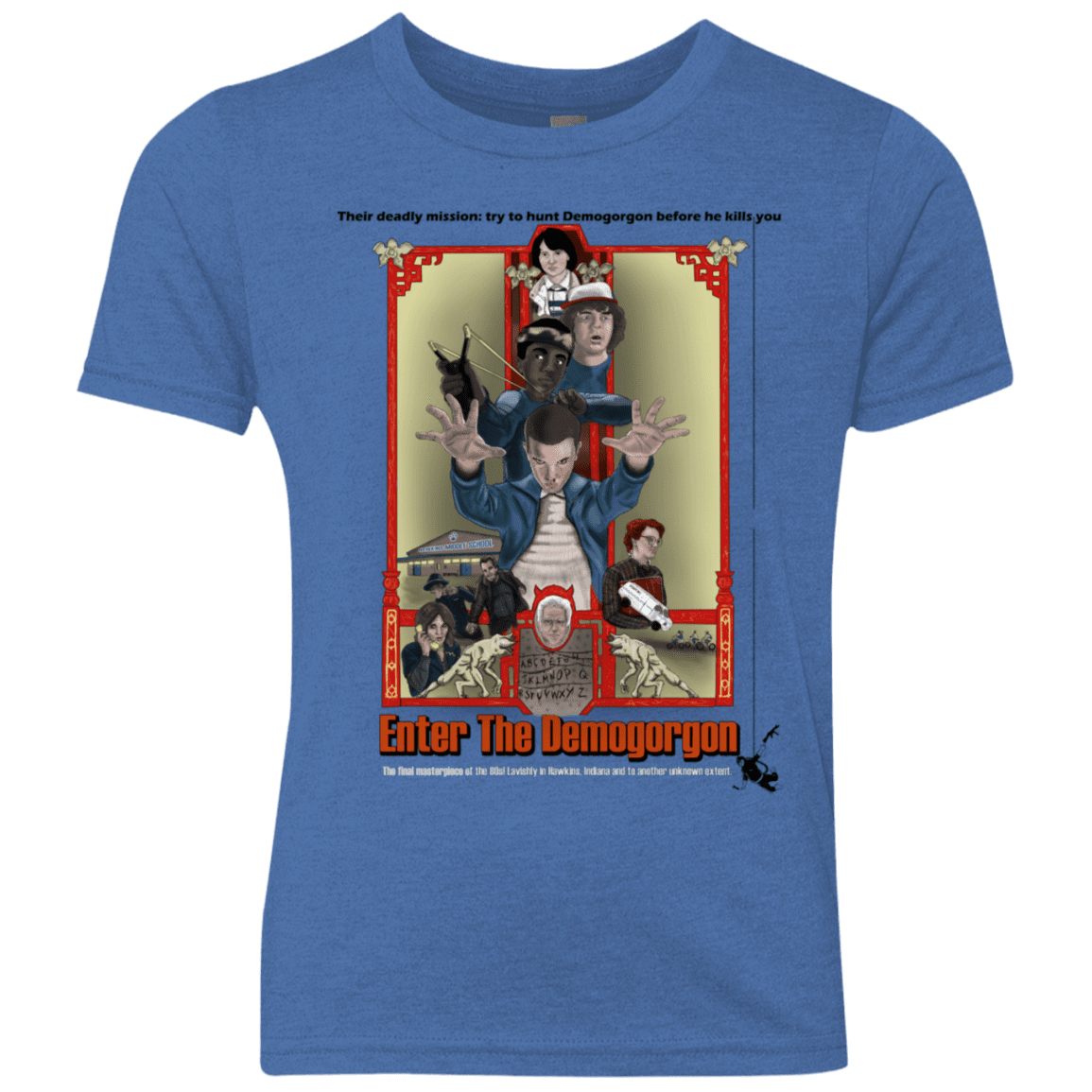 T-Shirts Vintage Royal / YXS Enter the Dragon Youth Triblend T-Shirt